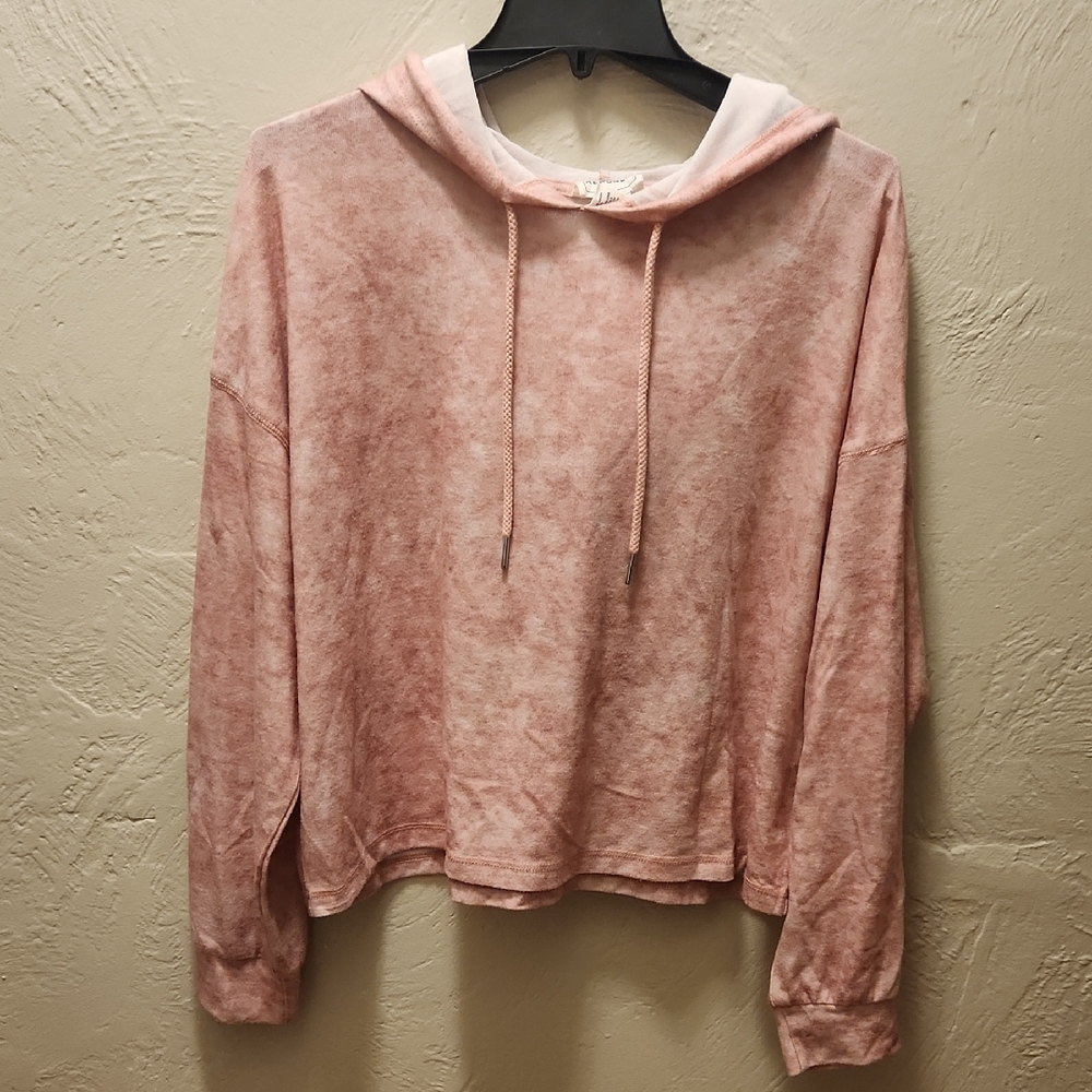 For The Republic Blush Pink Hoodie Sweatshirt
